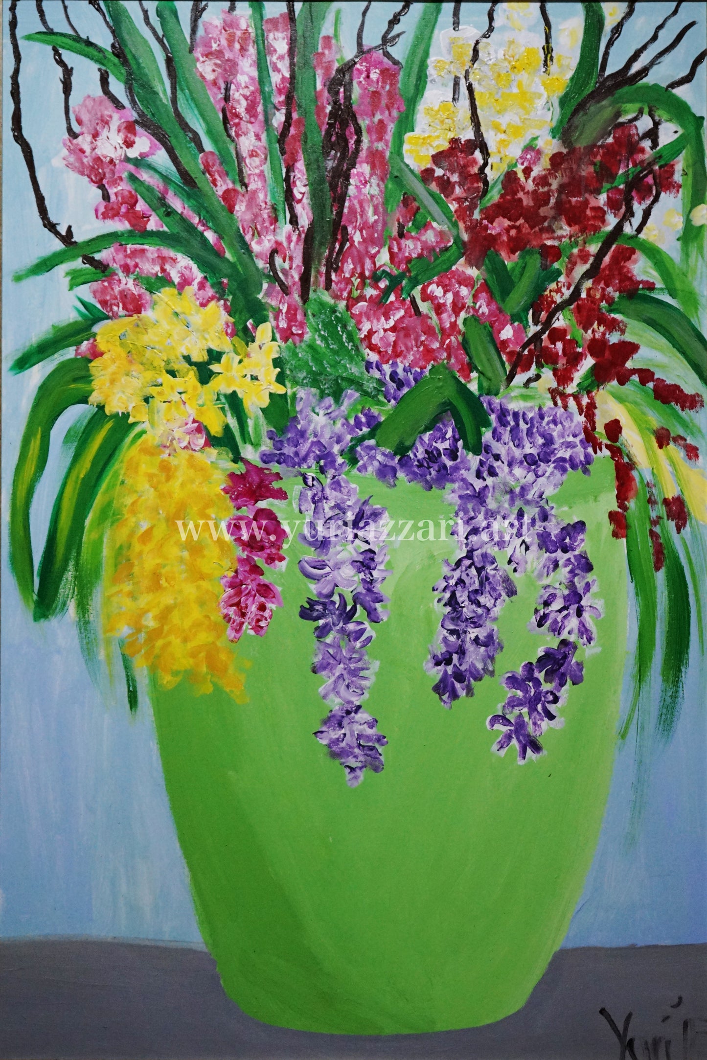 Cascading Flower (68x104cm)