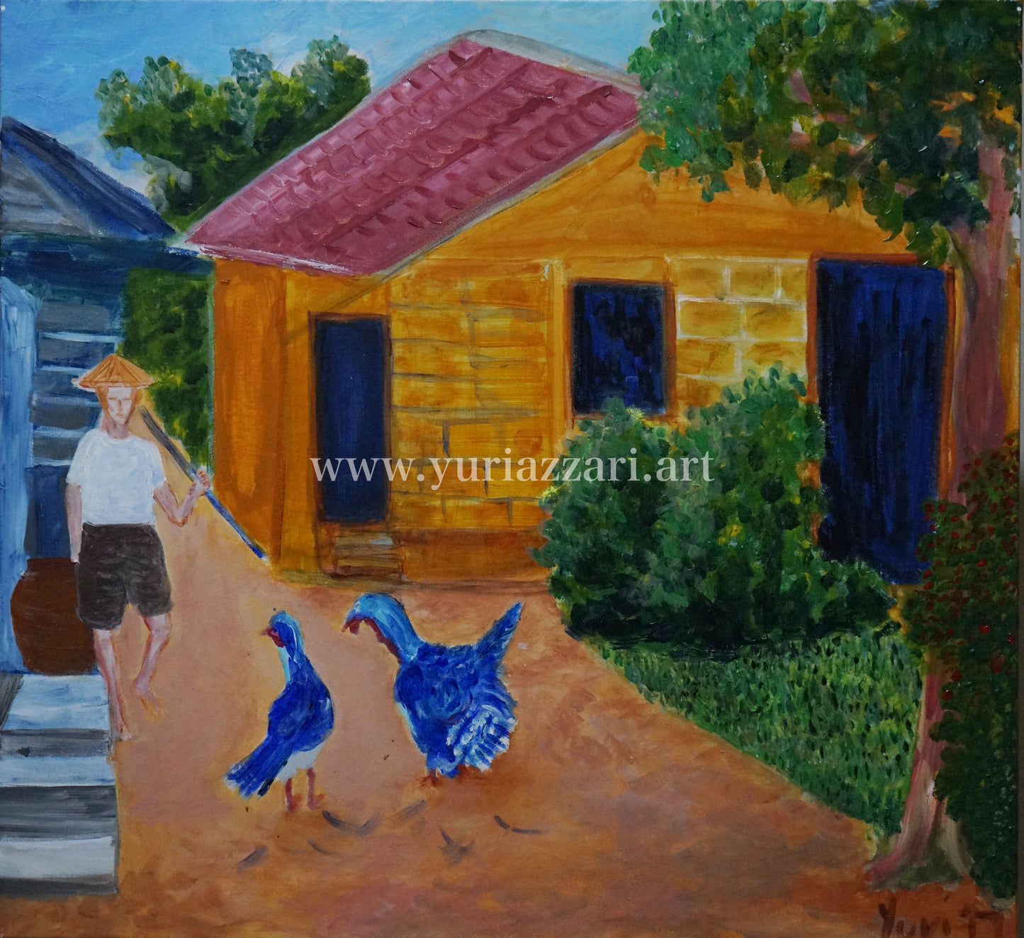 Turkey Village (38x30cm)