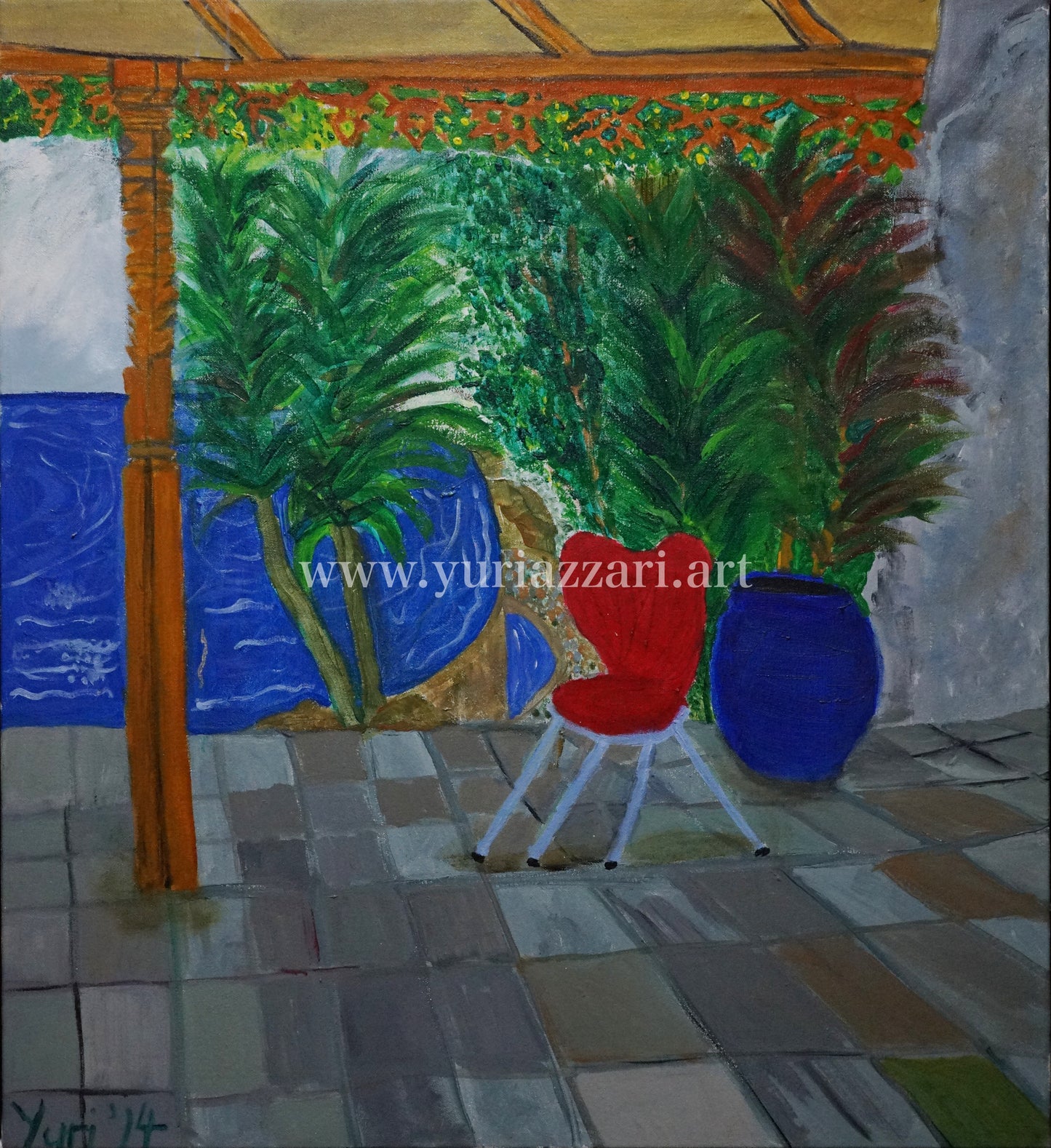 Soothing Verandah (87x96cm)