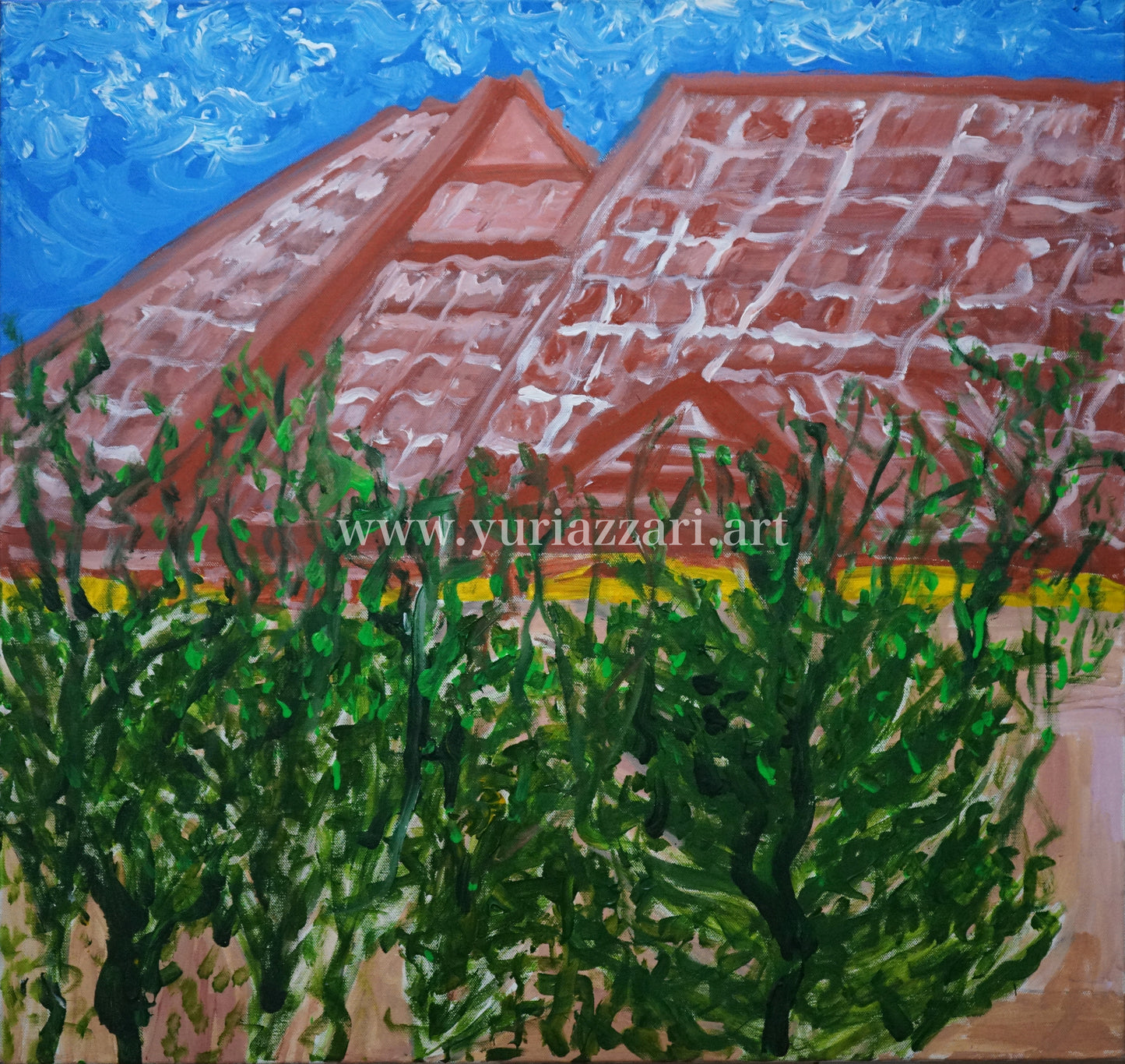Roof Tops (76x72cm)