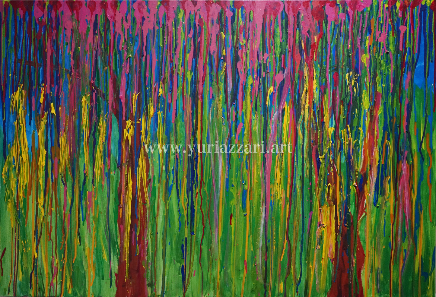 Colourful Willow (121x83cm)