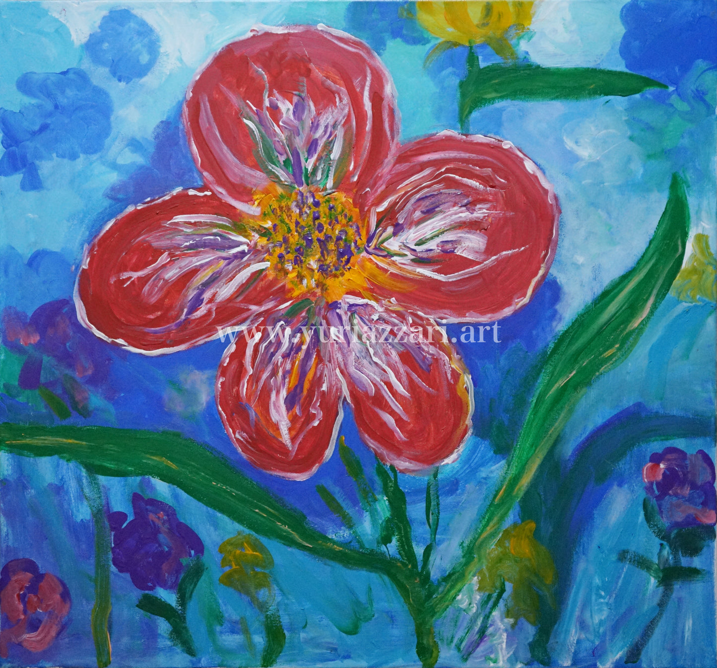 Bright Bloom (70x76cm)