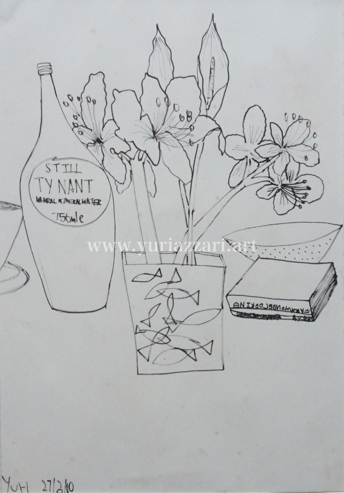 Objects on My Study Table (28x40cm)