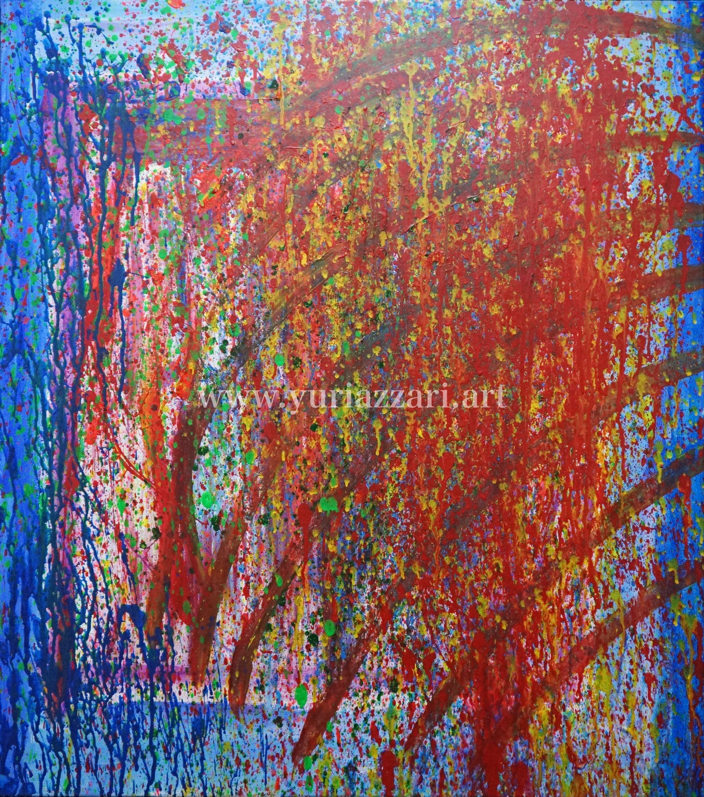 Raining Colours (85x96cm)