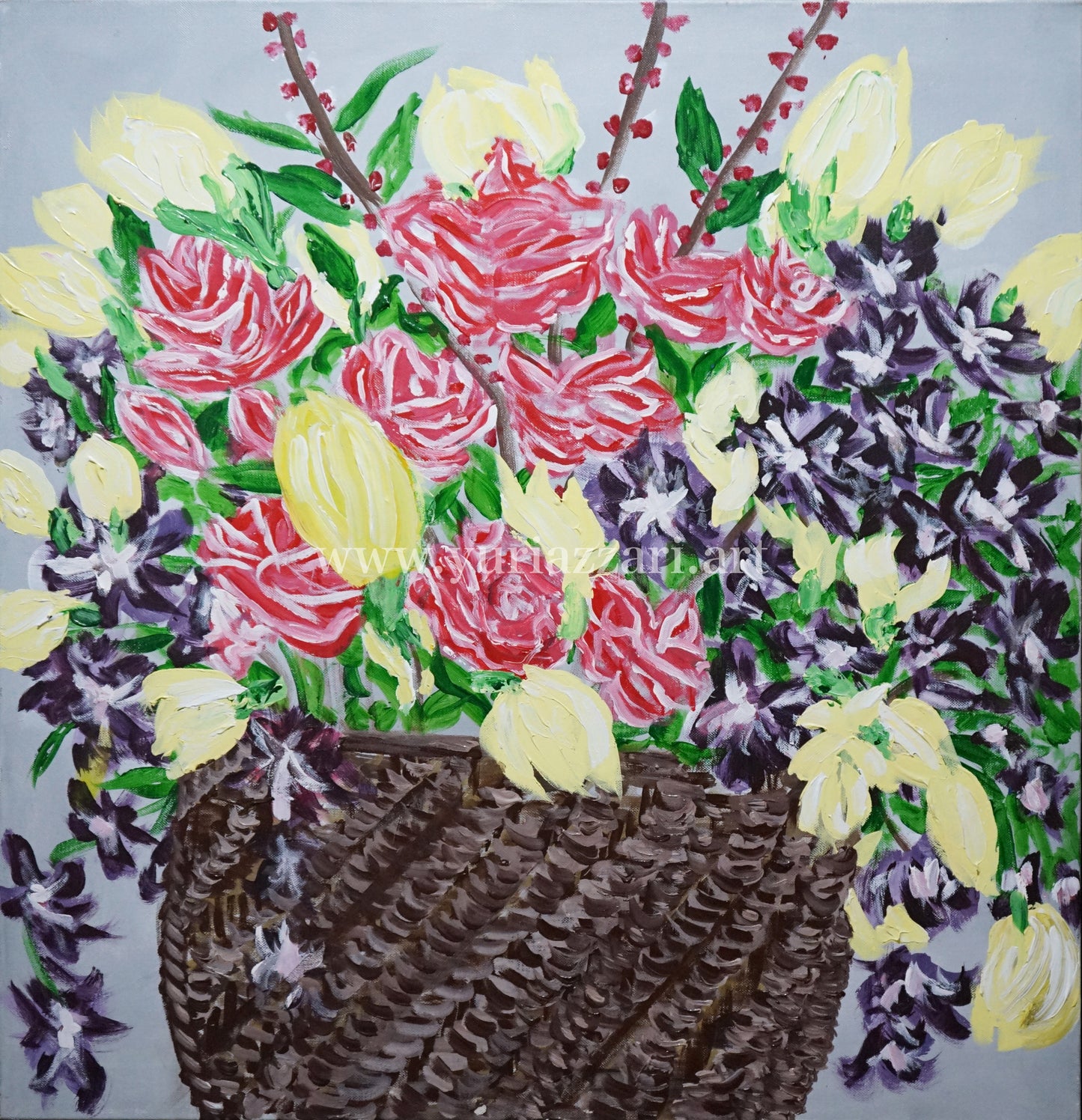 Flowering Basket (78x80cm)