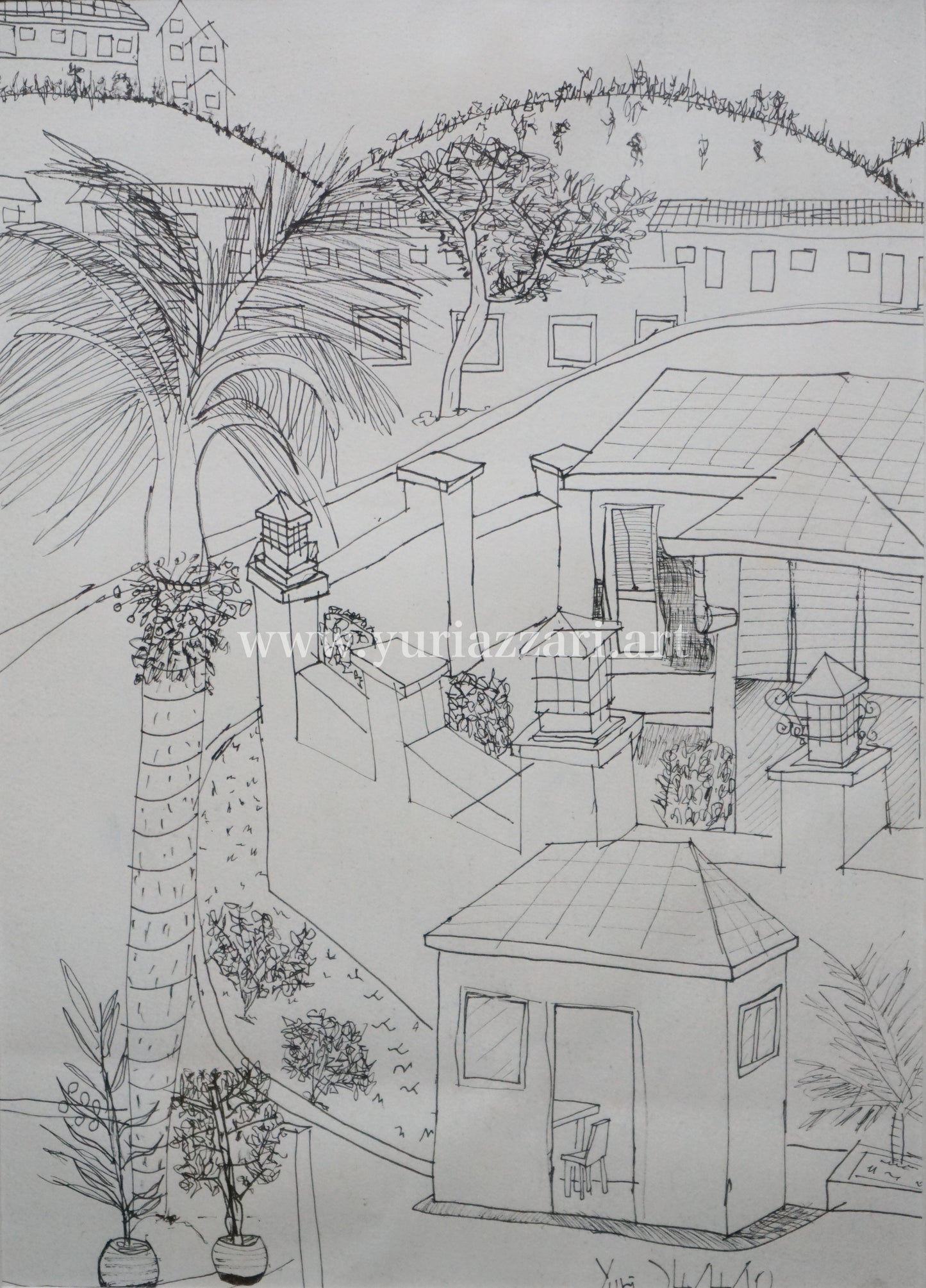 Neighbour's View (29x40cm)