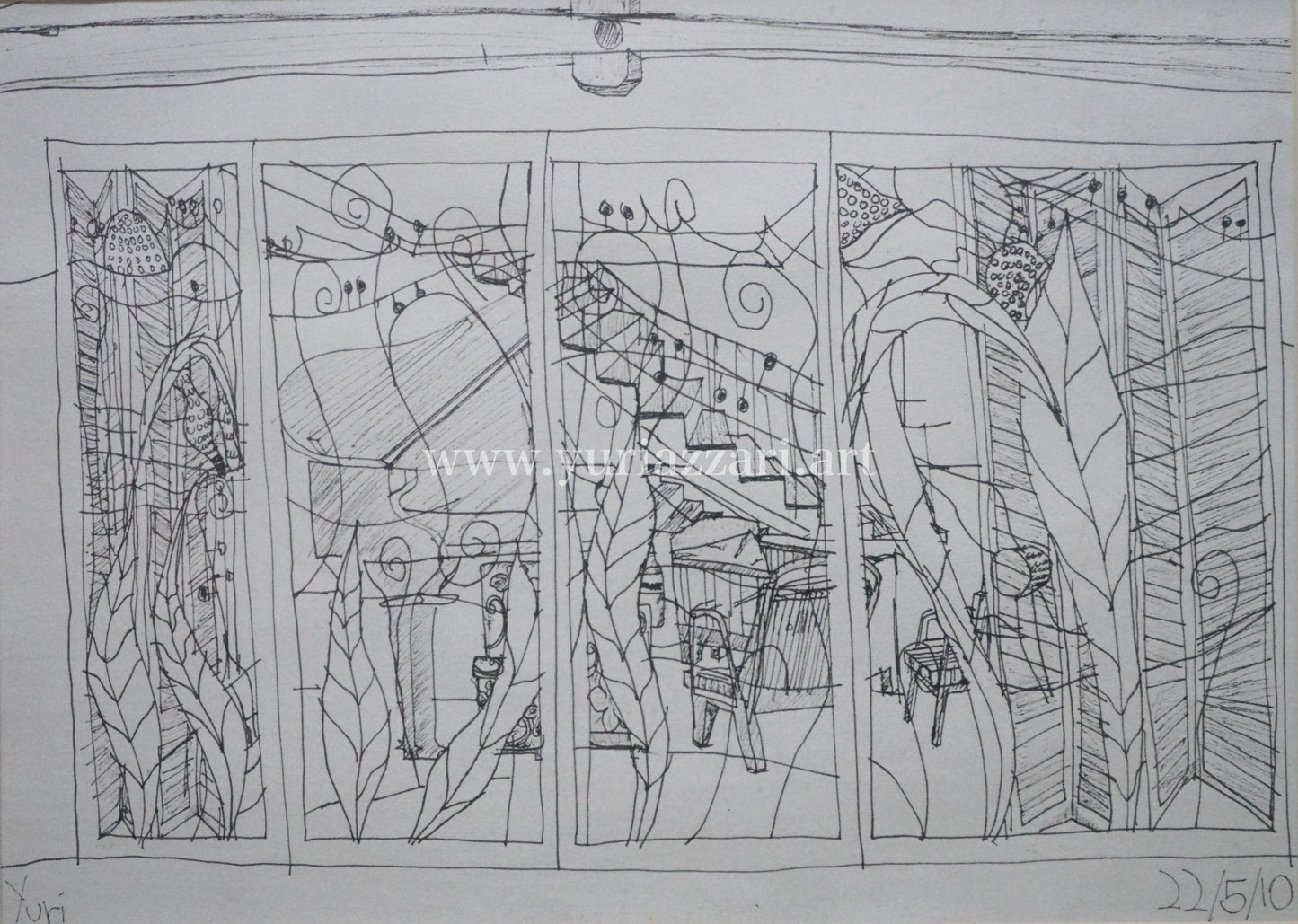 Through the Grills (29x40cm)