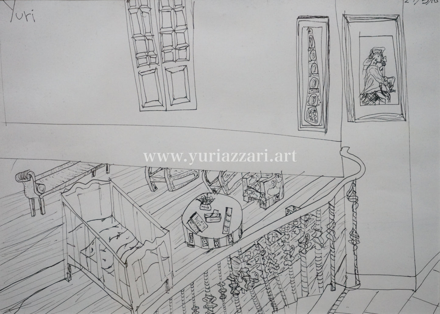 View From the Stairs (29x40cm)