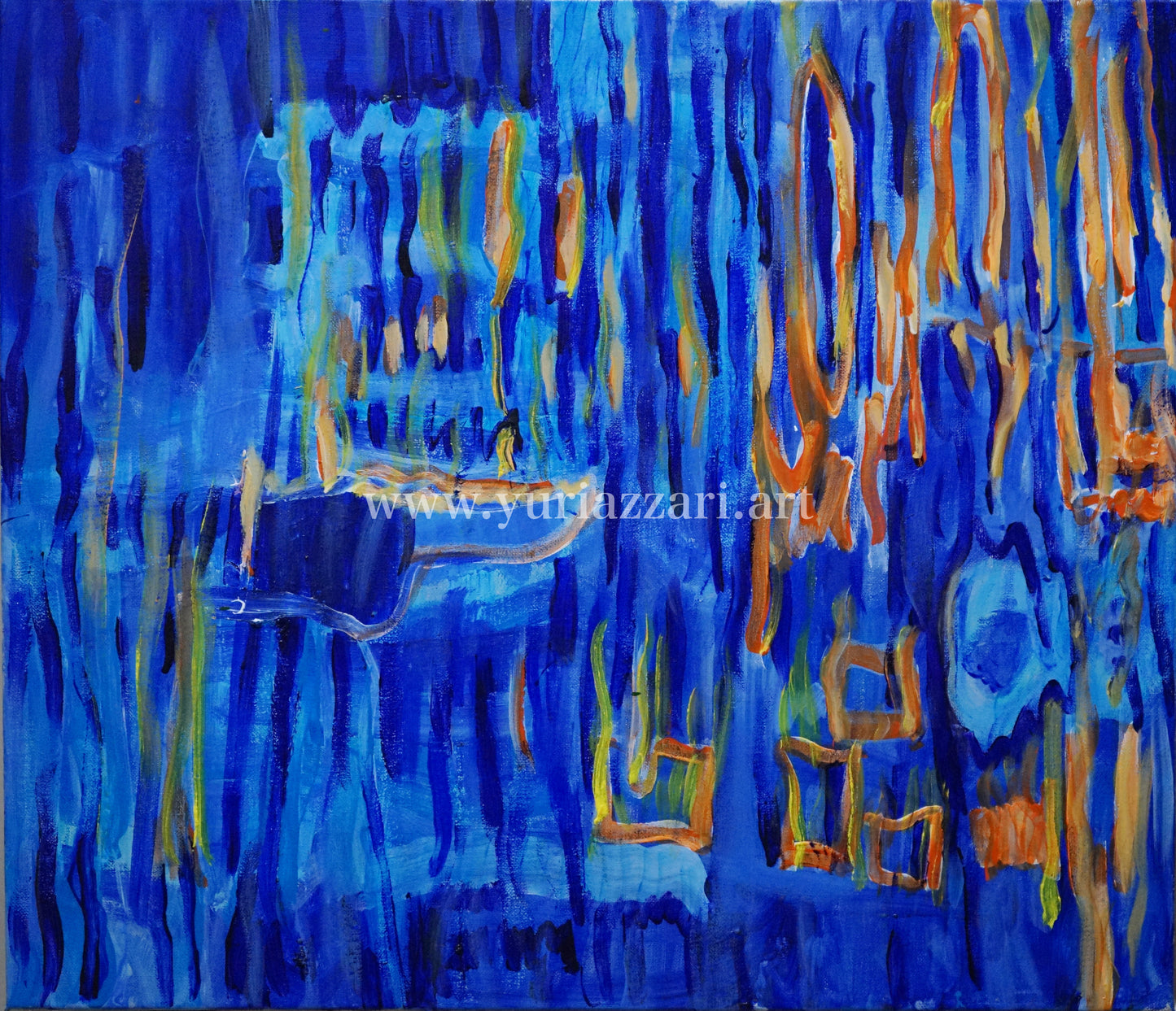 Mysterious Blue (50x58cm)