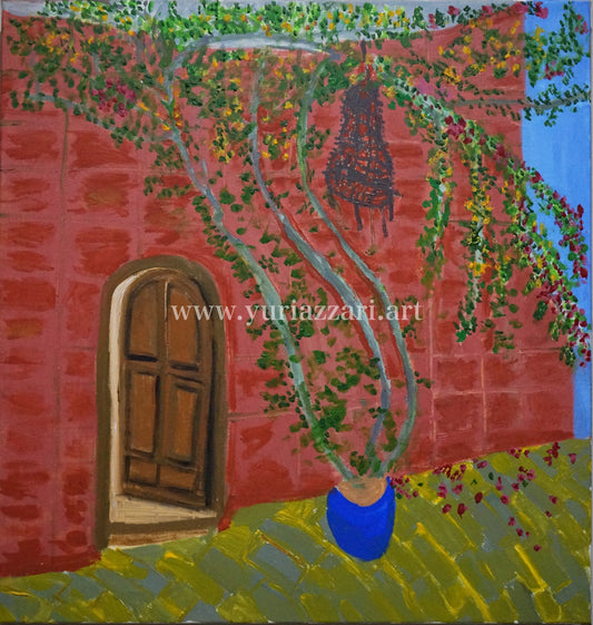 Wrapped by the Vines (75x75cm)