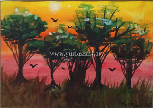 Red Dawn (35x25cm)